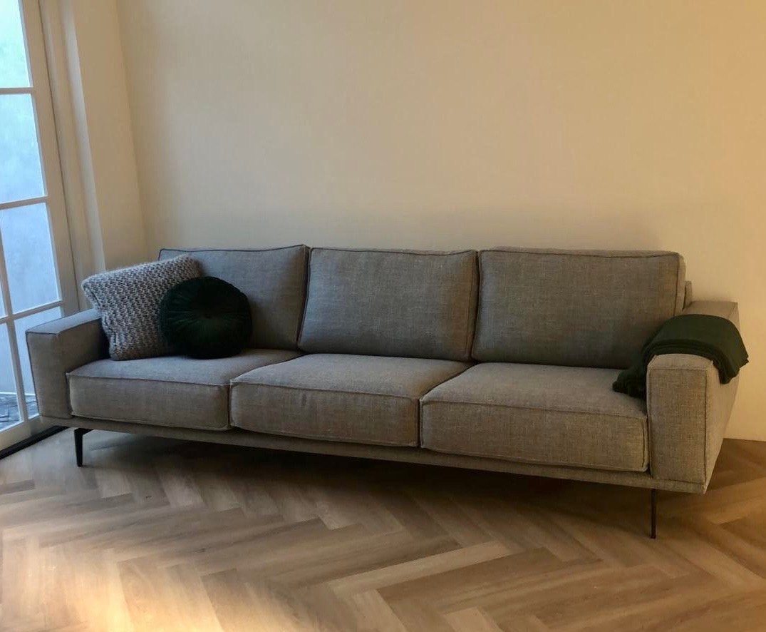 4-zits bank met hocker van Eijerkamp – model Fender, Ophalen, 250 tot 300 cm, Gebruikt, 75 tot 100 cm