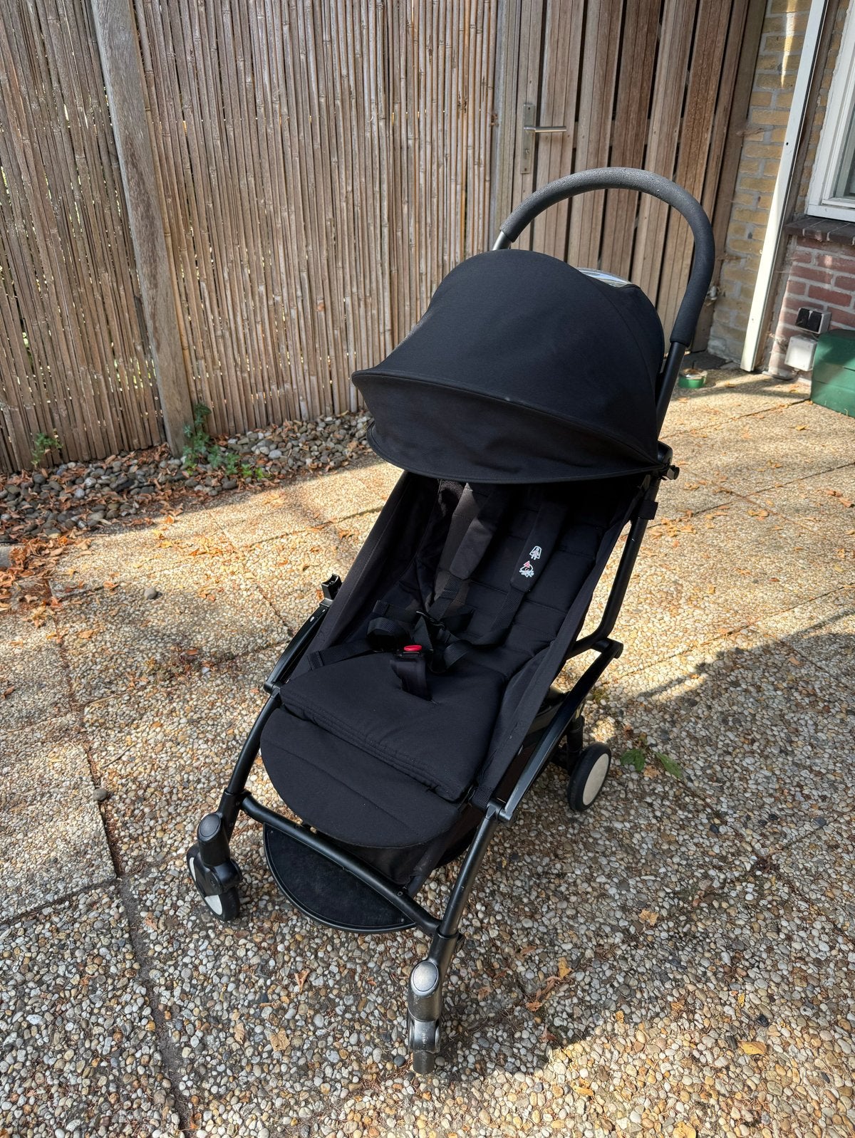 Babyzen Yoyo kinderwagen met accessoires - zwart, Ophalen, Gebruikt, Overige merken, Verstelbare rugleuning
