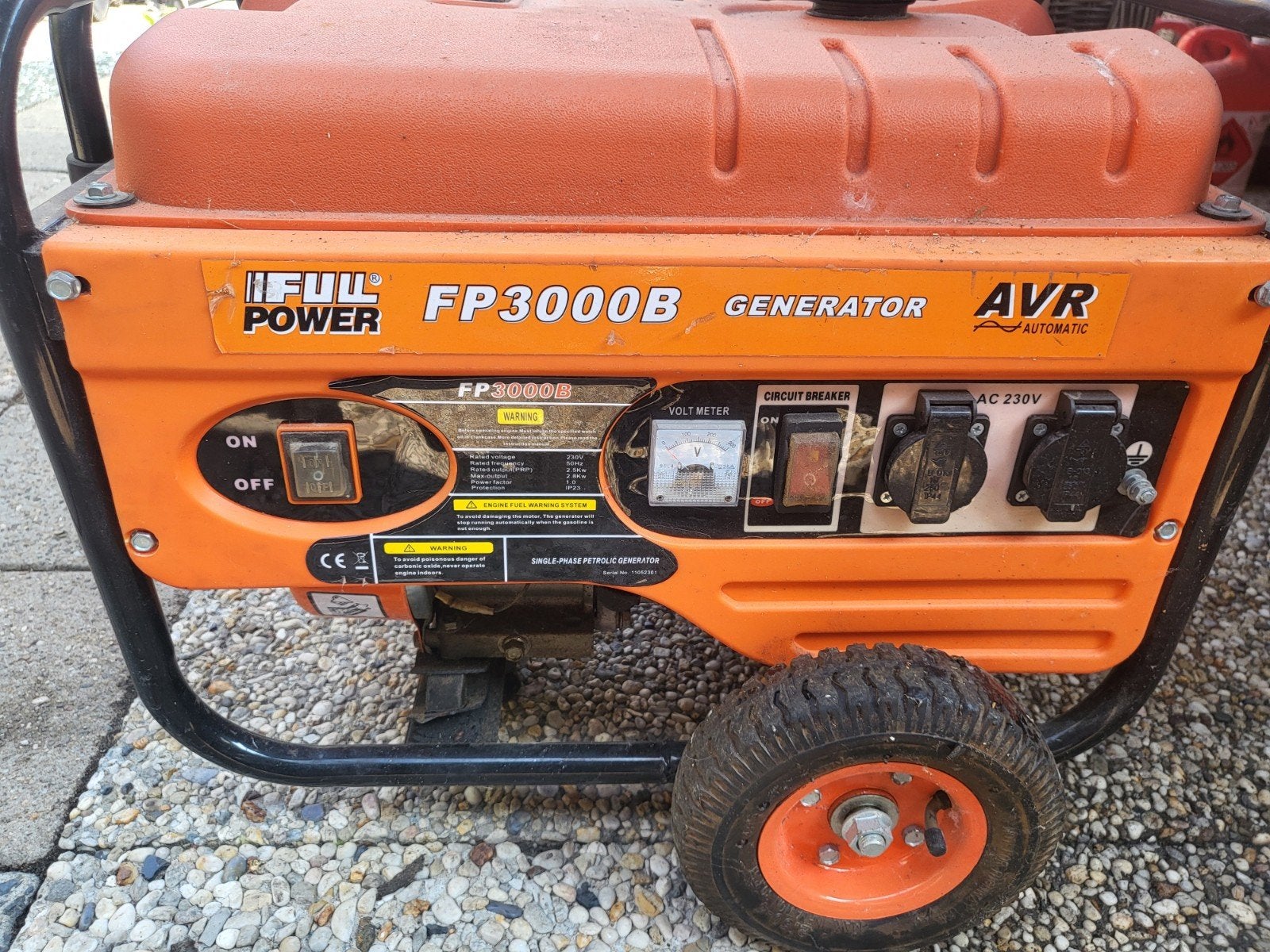 Goed werkende aggregaat - IFull Power FP3000B Generator, Ophalen