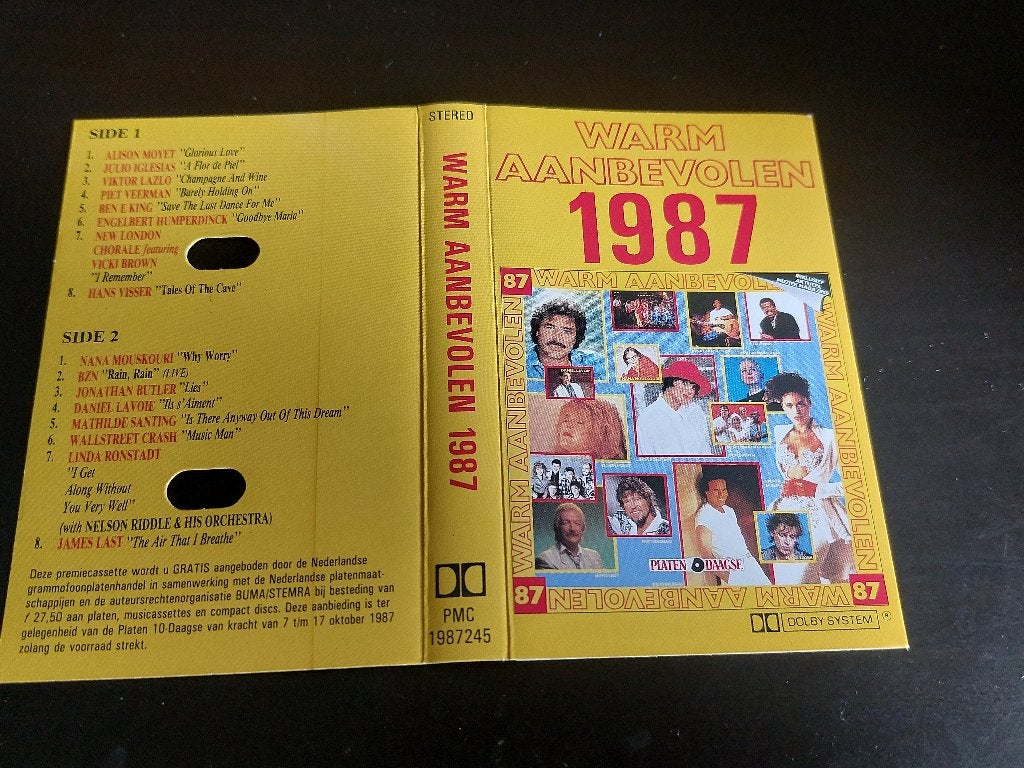 WARM AANBEVOLEN UIT 25 JAAR TOP 40 (MC), Cd's en Dvd's, Cassettebandjes, Ophalen of Verzenden, Zo goed als nieuw, Origineel, 1 bandje
