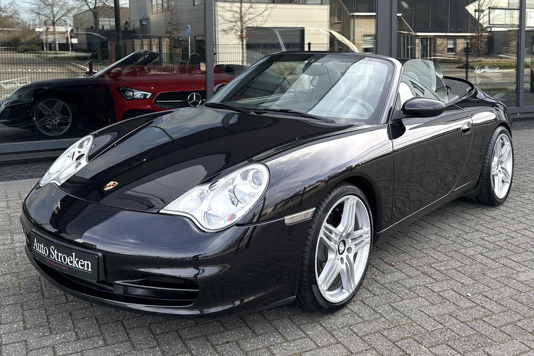 Porsche 911 Cabrio 3.6 Carrera 996.2 Nederlandse auto / Hard, Auto's, Porsche, Automaat, Achterwielaandrijving, Gebruikt, Zwart