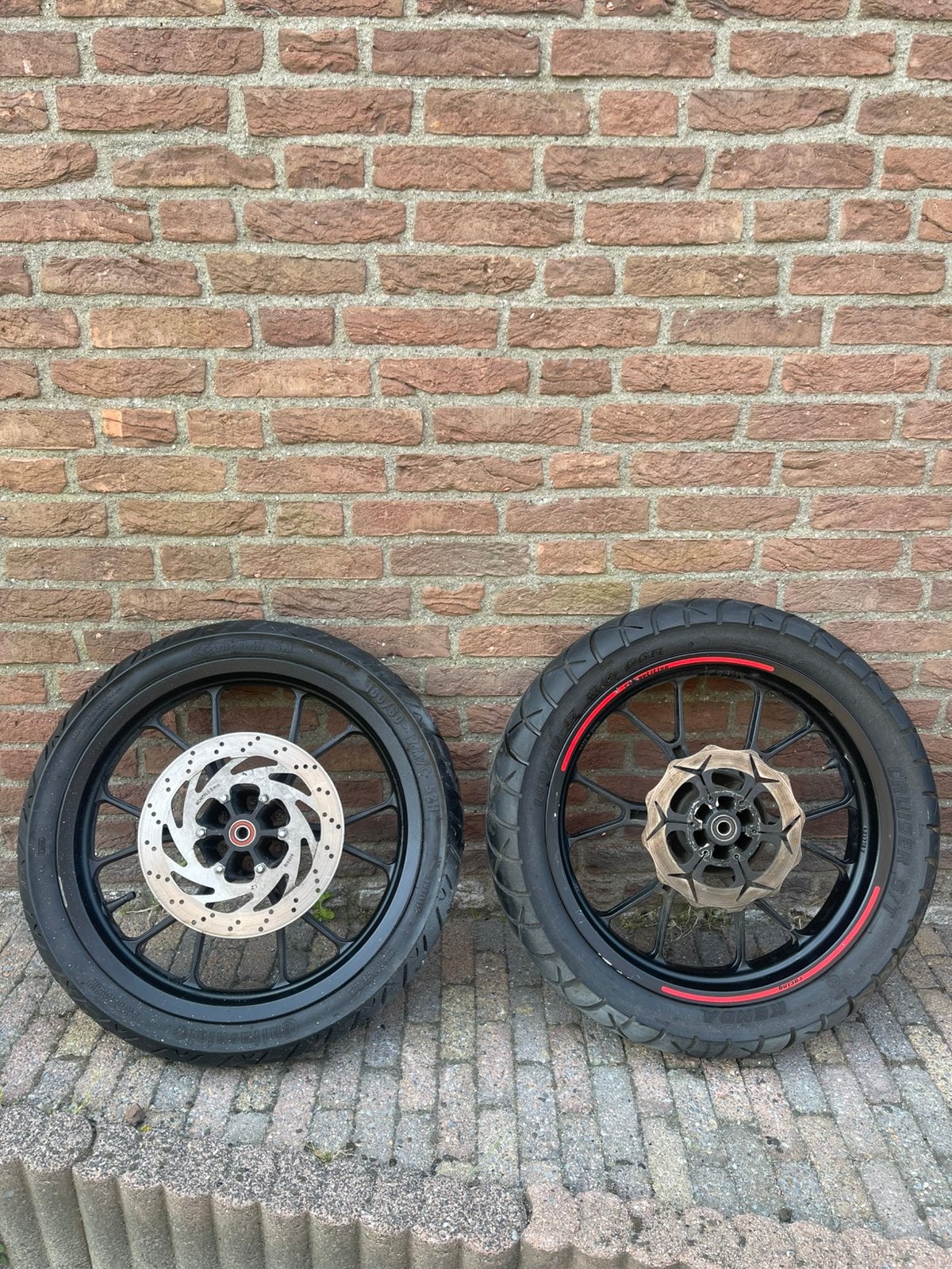 Velgen set 17 inch voor Derbi senda xtreme / DRD na 2010, Ophalen of Verzenden, Gebruikt, Overige typen