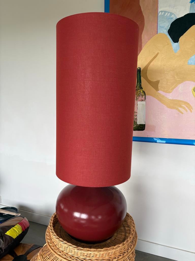 Grote tafellamp Kwantum - Prachtig exemplaar, Huis en Inrichting, Lampen | Tafellampen, Ophalen, Zo goed als nieuw, Stof, 50 tot 75 cm