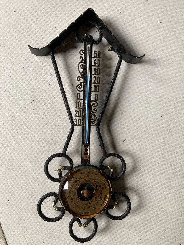 Vintage Barometer van "Grossmann"., Ophalen of Verzenden, Zo goed als nieuw, Barometer