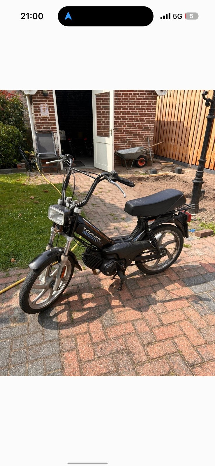 Gezocht opknapper tomos, Fietsen en Brommers, Ophalen, Gebruikt, Maximaal 45 km/u, Standard