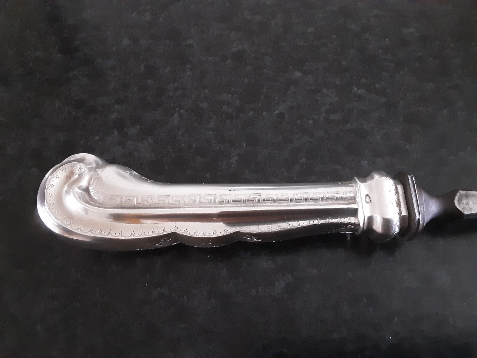 vleesvork gebruikt, Antiek en Kunst, Ophalen of Verzenden, Zilver