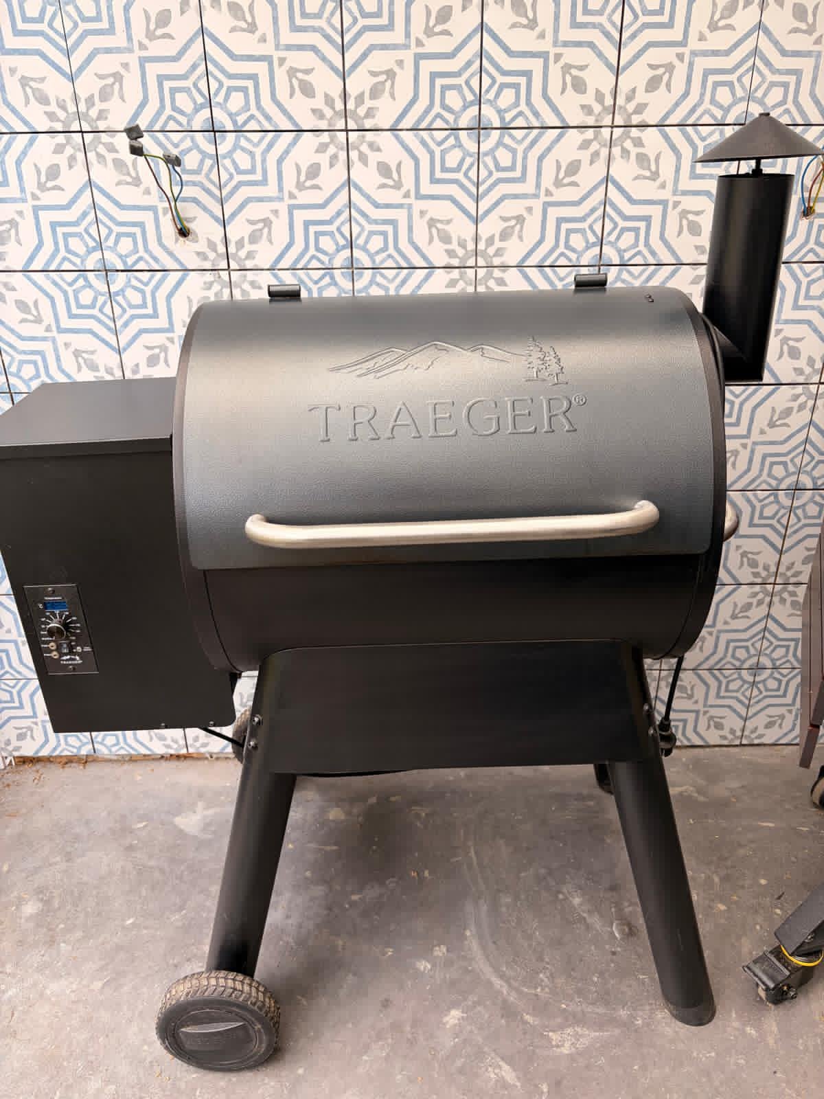 Traeger Pro 22 Pellet Grill & Smoker + Hoes, Ophalen, Gebruikt