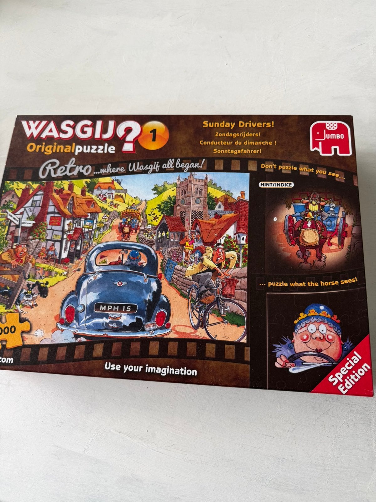 Wasgij puzzels 1000 stuks, Ophalen, 500 t/m 1500 stukjes, Zo goed als nieuw