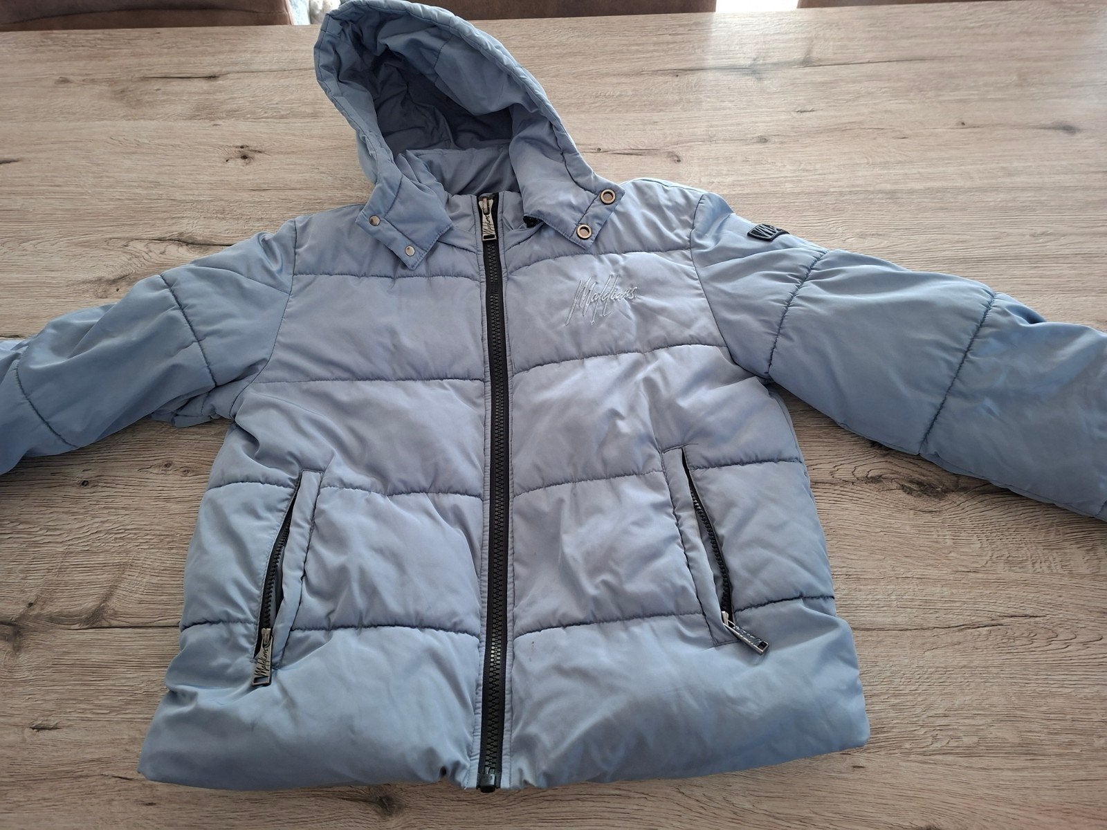 Malelions winterjas met afritsbare capuchon, Kleding | Heren, Ophalen, Gedragen, Blauw