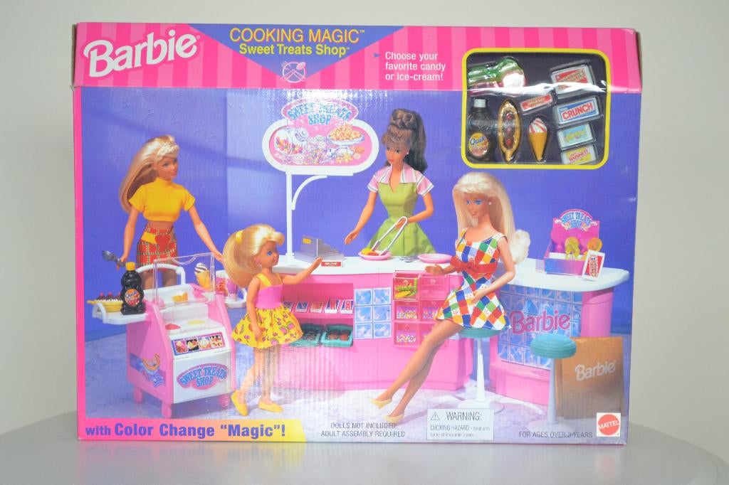 Barbie Cooking Magic Sweet Treats Shop (Mattel, 1998), Ophalen of Verzenden, Nieuw, Pop
