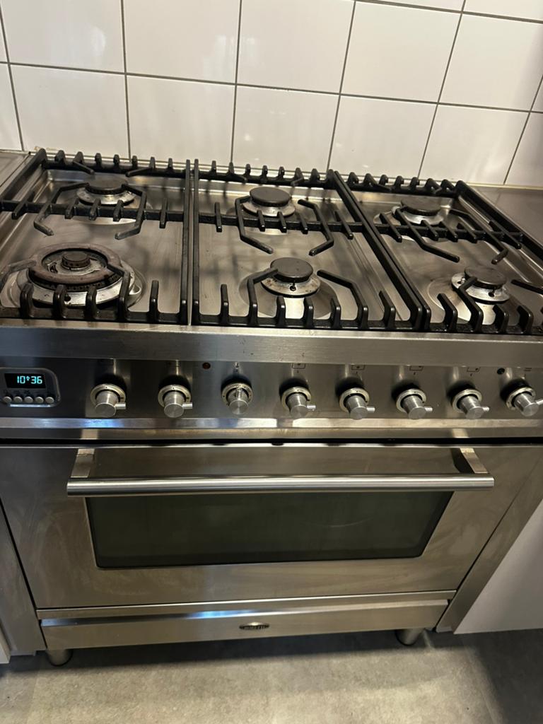 Gasfornuis Boretti, Ophalen, Gebruikt, 60 cm of meer, Gas