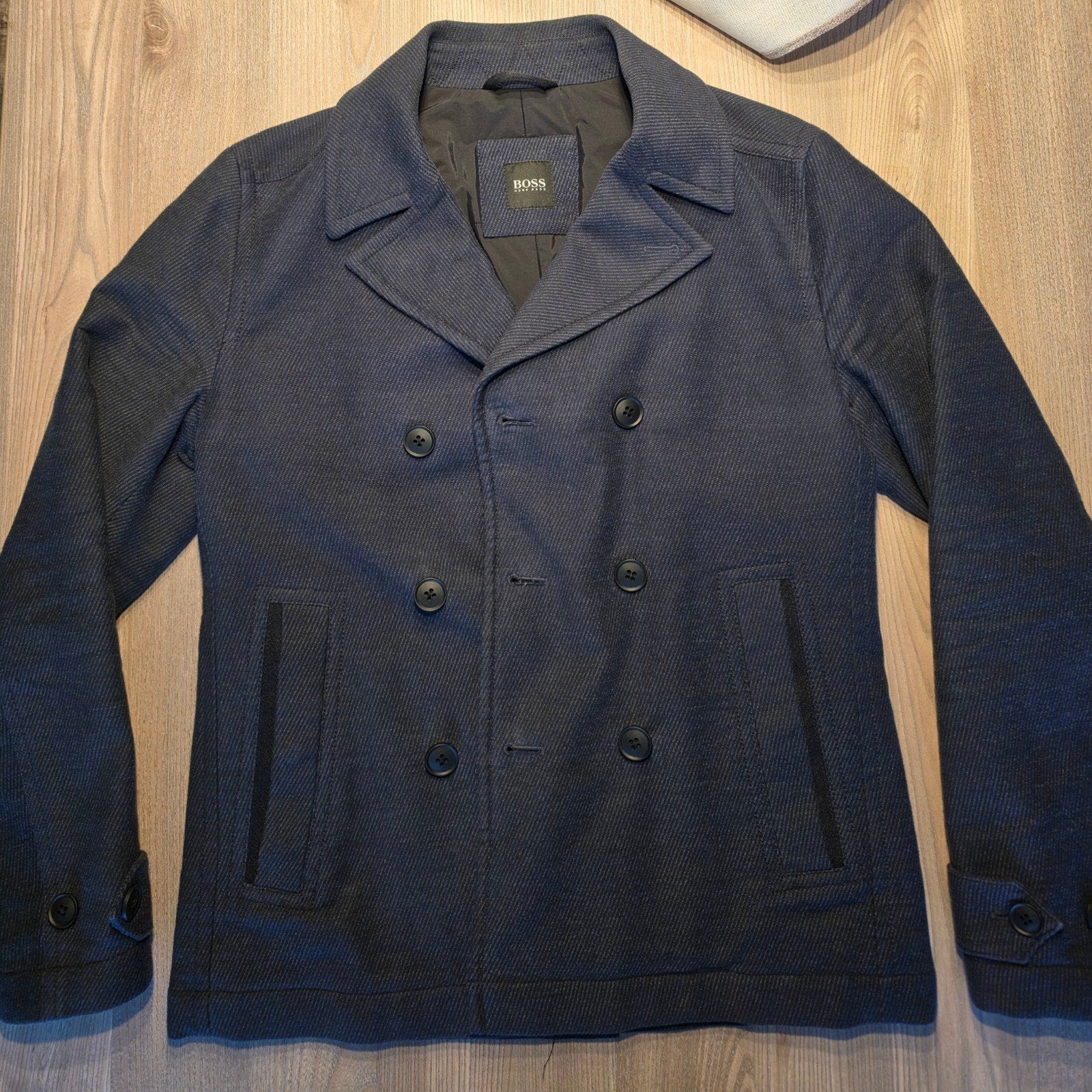 Hugo Boss Ucal Trenchcoat Maat 48, Ophalen of Verzenden, Zo goed als nieuw, BOSS Hugo Boss, Maat 48/50 (M)
