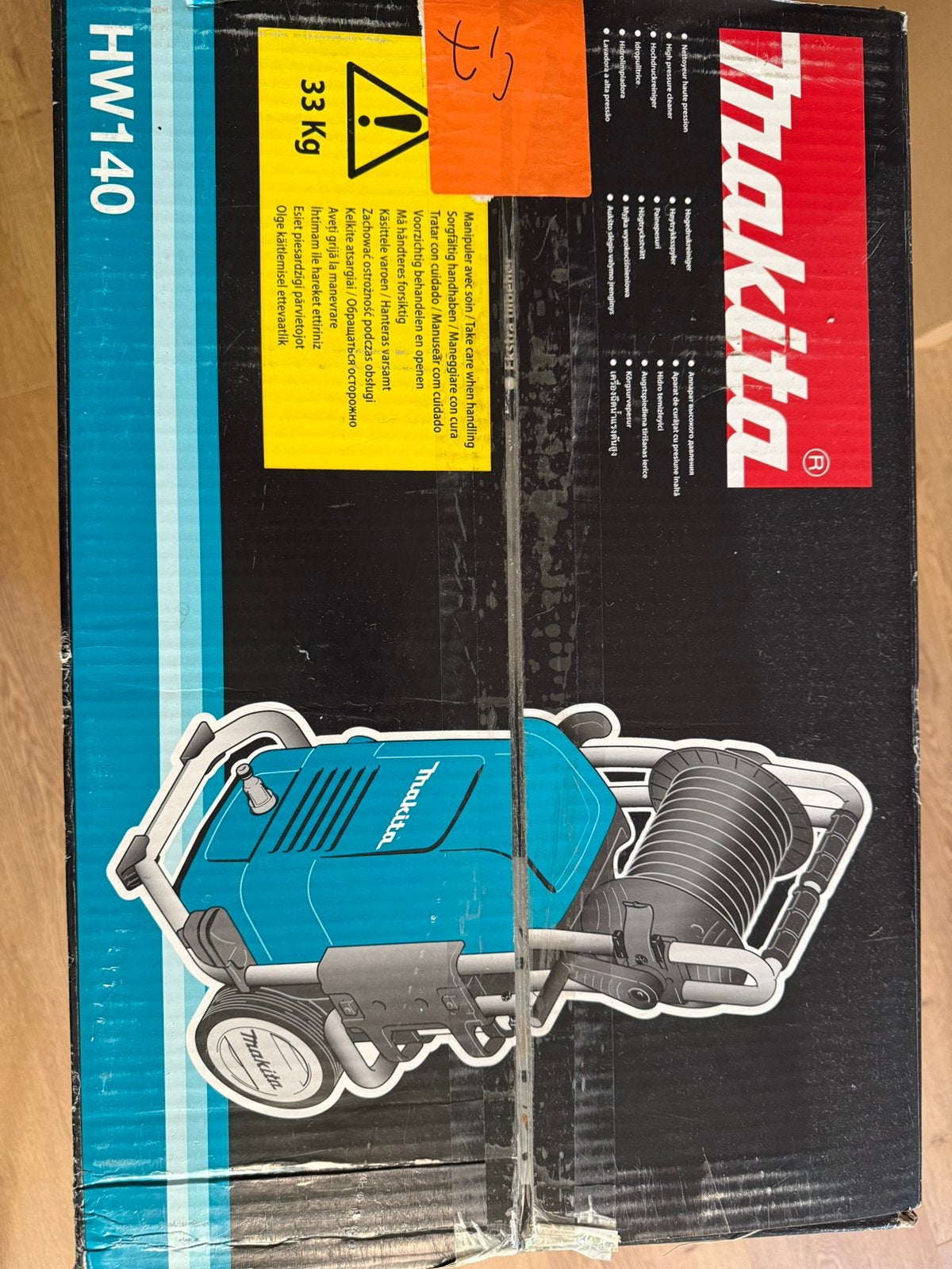 Makita hogedrukreiniger HW140, Tuin en Terras, Hogedrukreinigers, Ophalen of Verzenden, Nieuw, Elektrisch, Met regelbare waterdruk