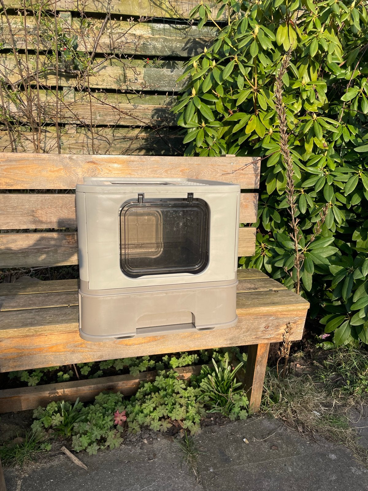 Kattenbak, Dieren en Toebehoren, Kattenbakken, Ophalen of Verzenden, Gebruikt, Open