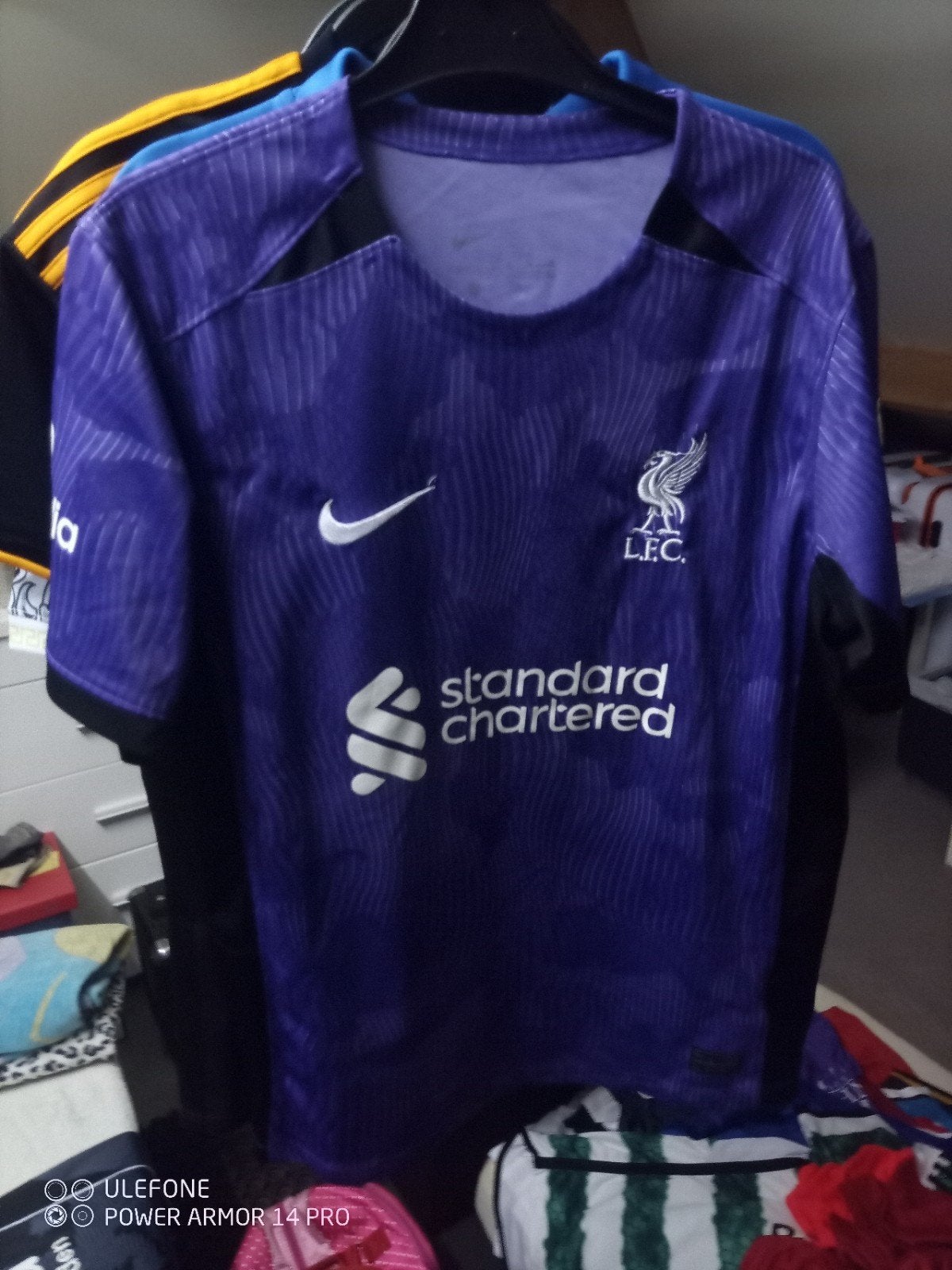 Liverpool Uitshirt - Paars Voetbalshirt maat M, Kleding | Heren, Paars, Nike, Overige maten, Ophalen of Verzenden