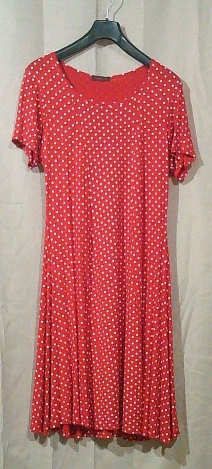 Nieuwe jurk Funky Fit XL-XXL rood + stip wit, Kleding | Dames, Jurken, Maat 46/48 (XL) of groter, Nieuw, Ophalen of Verzenden