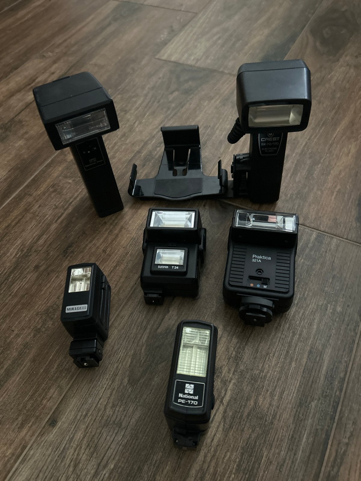 Diverse vintage cameraflitsers - set van 6, Audio, Tv en Foto, Overige merken, Voor analoge fotografie, Externe flitser, Ophalen of Verzenden