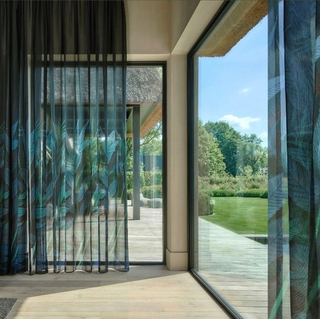 Gordijnen inbetweens artelux 400 x 242, 400 cm, Blauw, 242 cm, Nieuw