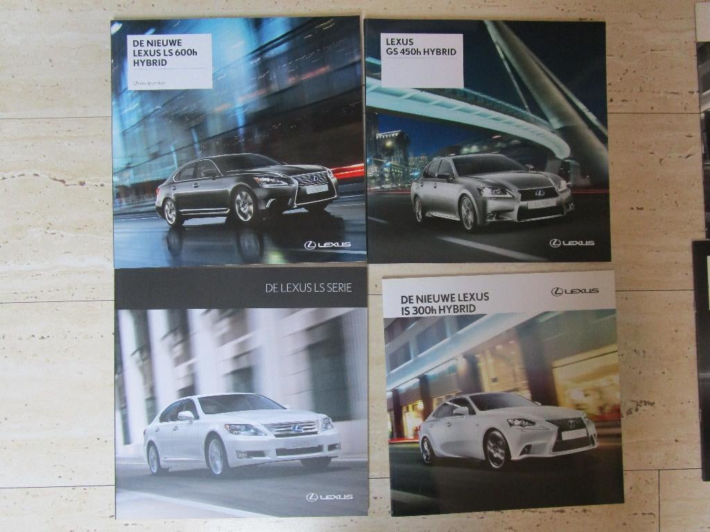 Lexus 2013 LS IS 300h Hybrid GS 450h LS 600h, Boeken, Lexus, Ophalen of Verzenden, Zo goed als nieuw, Overige merken
