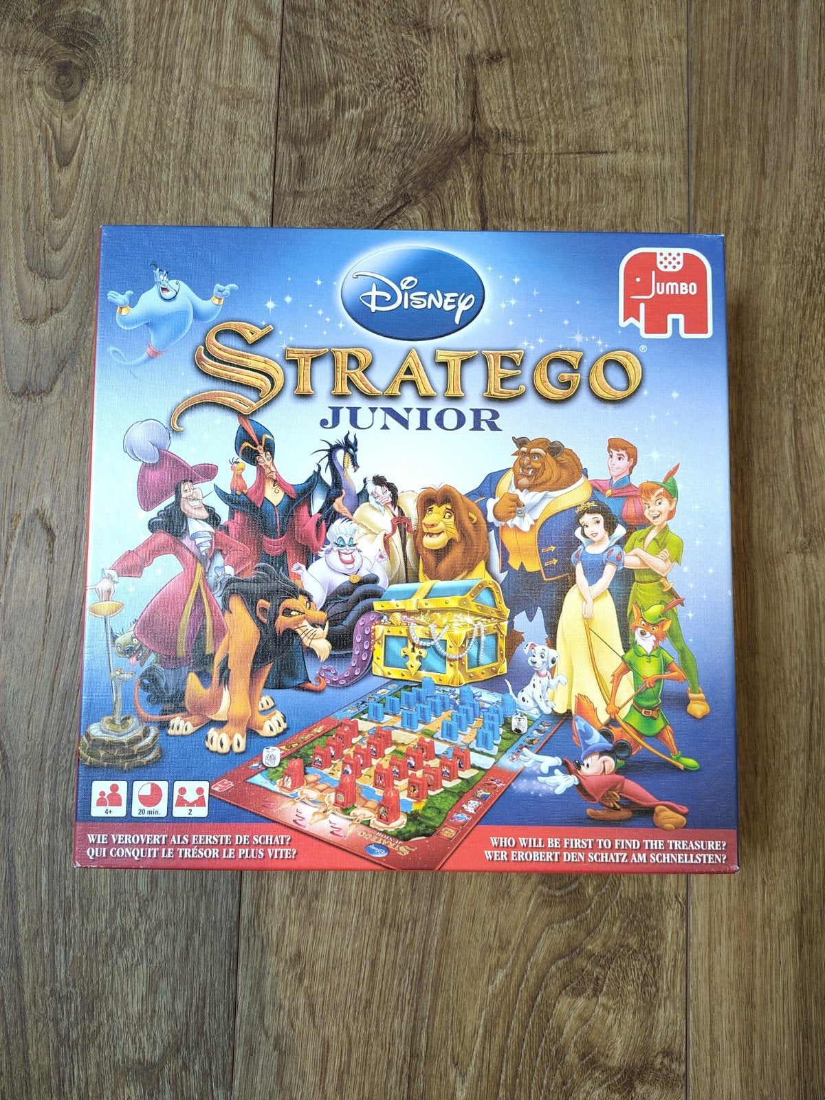 Disney Stratego Junior Bordspel - Zo goed als nieuw, Een of twee spelers, Ophalen of Verzenden, Zo goed als nieuw, Jumbo