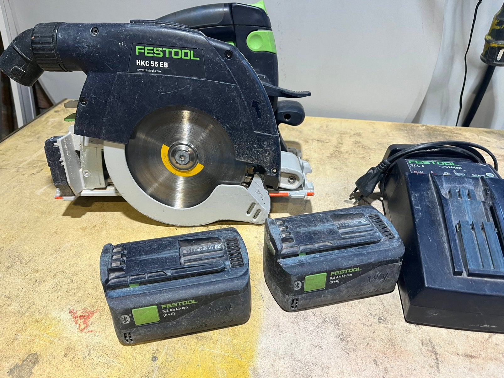 Festool hkc 55, Cirkelzaag, Ophalen of Verzenden, Zo goed als nieuw, 30 tot 70 mm