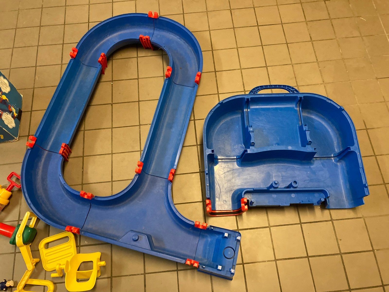 AquaPlay MegaBridge Waterbaan - Compleet met accessoires, Ophalen, Gebruikt, Overige typen, Met wieltjes