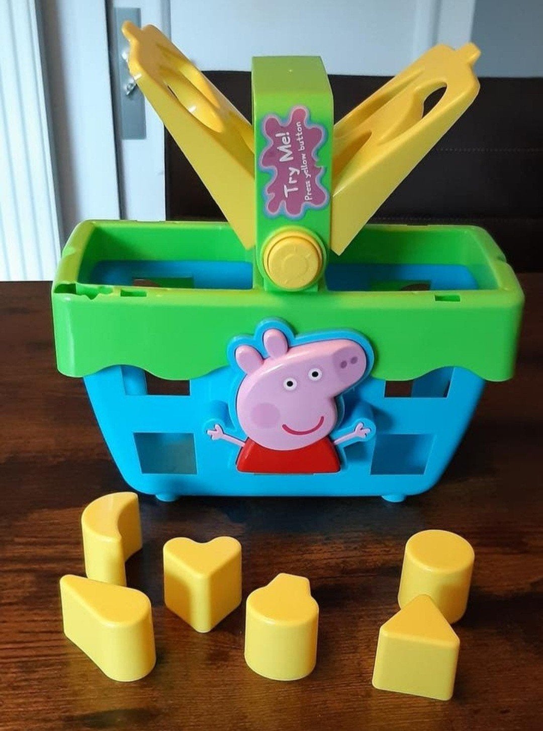 Peppa Pig Vormenstoof Mandje met Geluid, Ophalen of Verzenden, Zo goed als nieuw, Overige typen, Met geluid