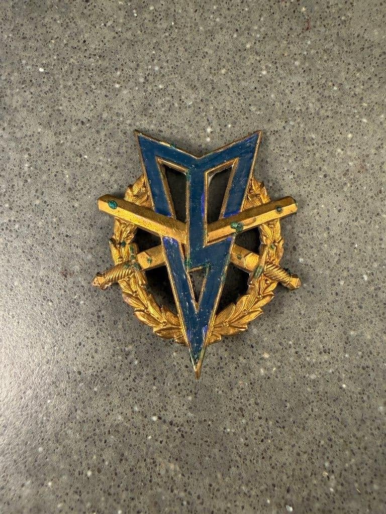 Embleem Militaire Lichamelijke Vaardigheid - MLV, Ophalen of Verzenden, Landmacht, Nederland, Embleem of Badge