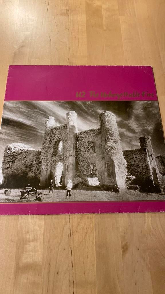 Vinyl lp U2 - The unforgettable fire, Ophalen of Verzenden, Gebruikt, 12 inch, Poprock