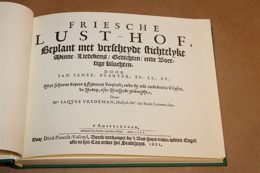 Friesche Lust-hof — Jan Starter — Facsimile van uitg. 1621, Ophalen of Verzenden