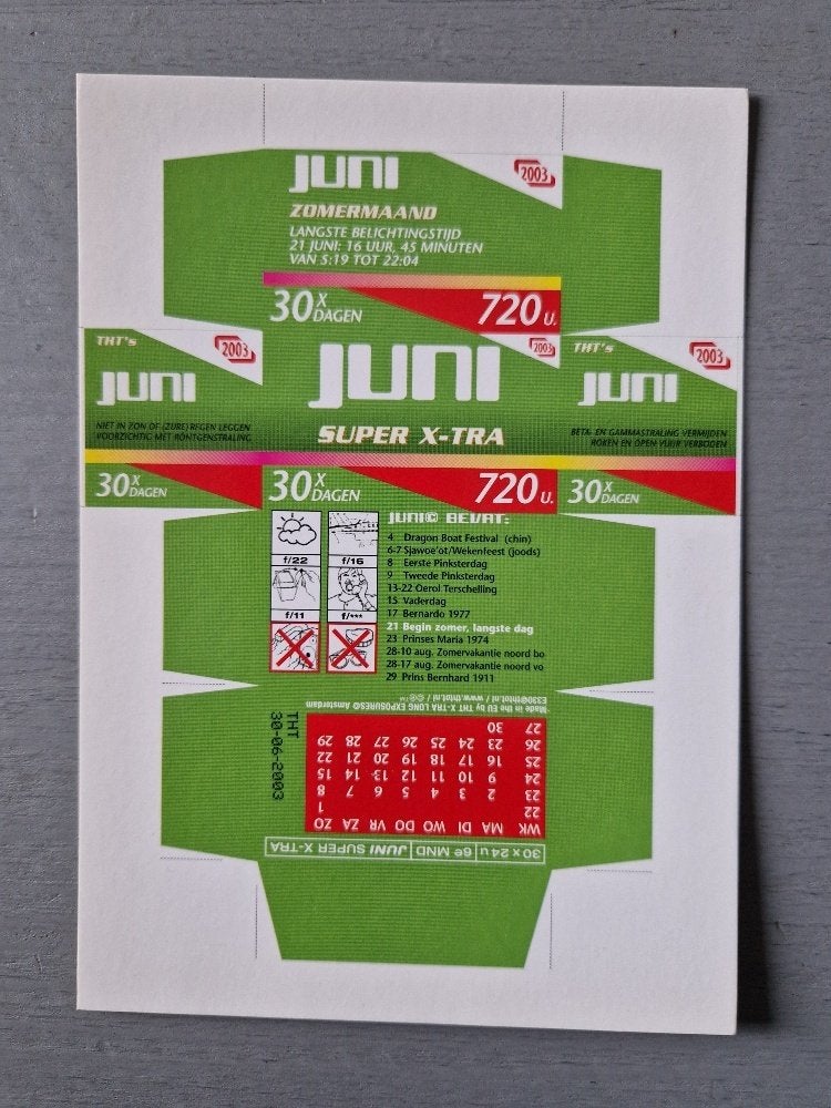 Boomerang Ine Reijnen Fotorolletje doosje, zelf opvouwen, Ophalen of Verzenden, 1980 tot heden, Ongelopen, Overige thema's