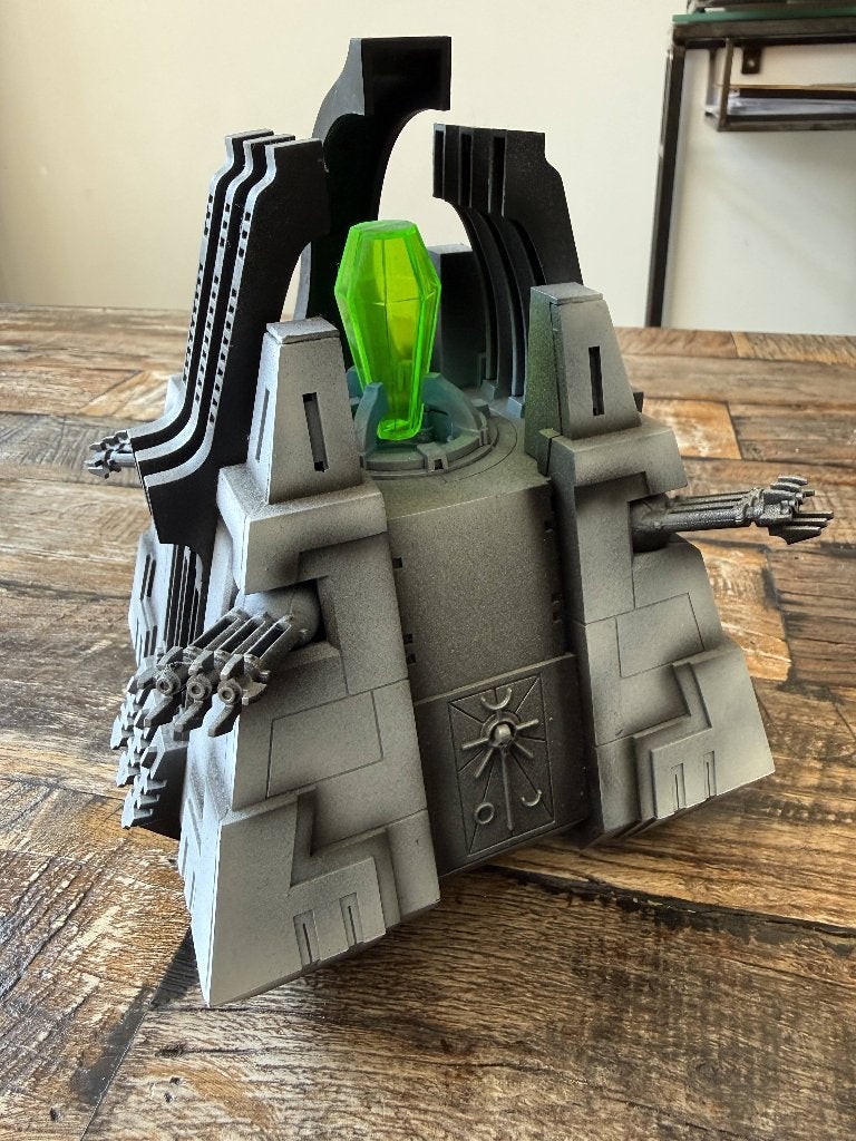 Klassieke Necron Monolith - Compleet met Airbrush Base, Hobby en Vrije tijd, Wargaming, Ophalen of Verzenden, Zo goed als nieuw