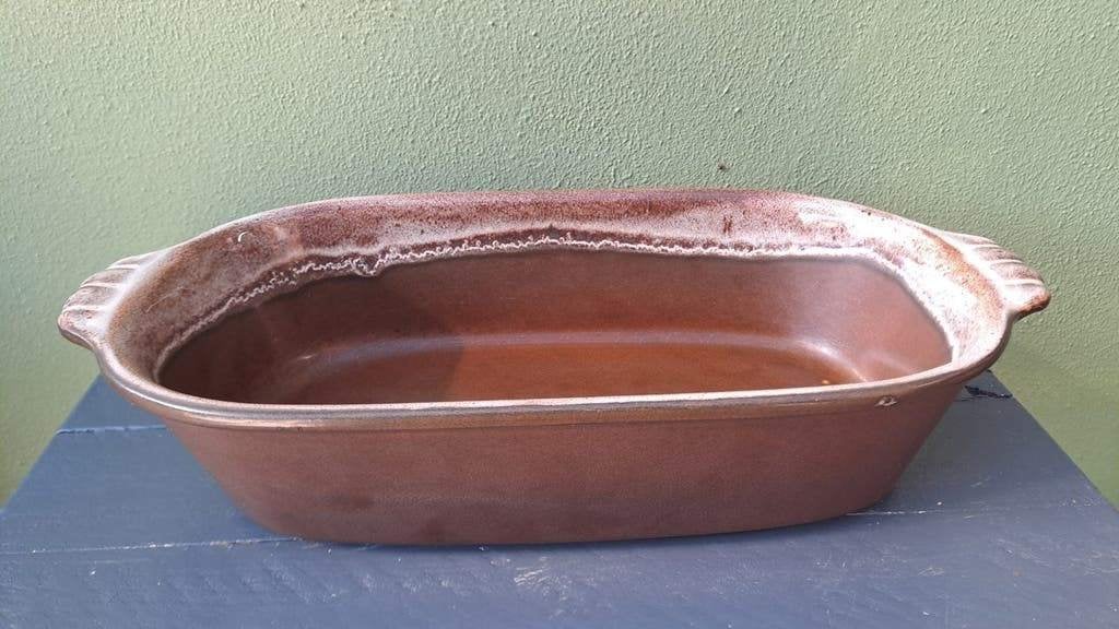 Mooie vintage ovenschaal, Gietijzer, Overige typen, Onbekend, Ophalen of Verzenden