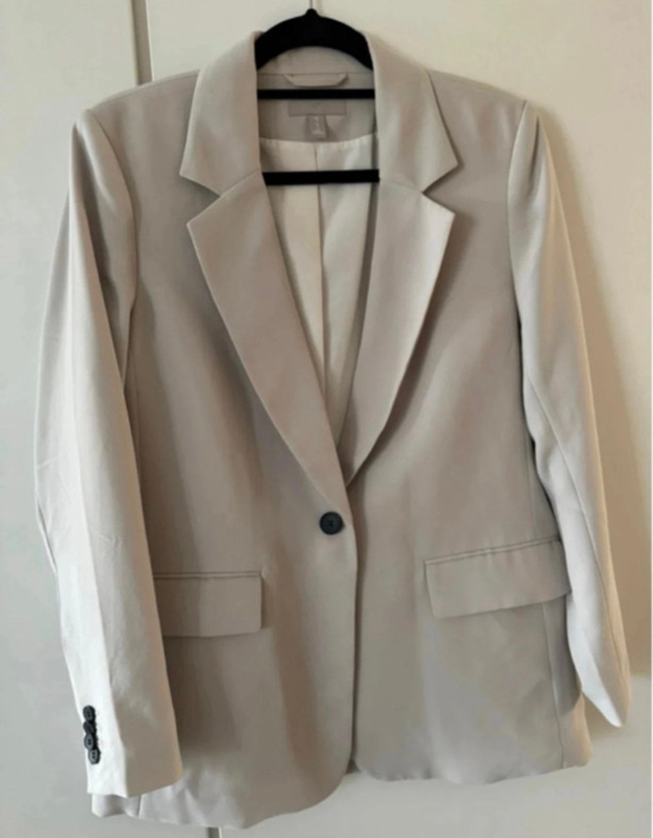 Blazer H&M, Maat 38/40 (M), Beige, Nieuw, Ophalen of Verzenden