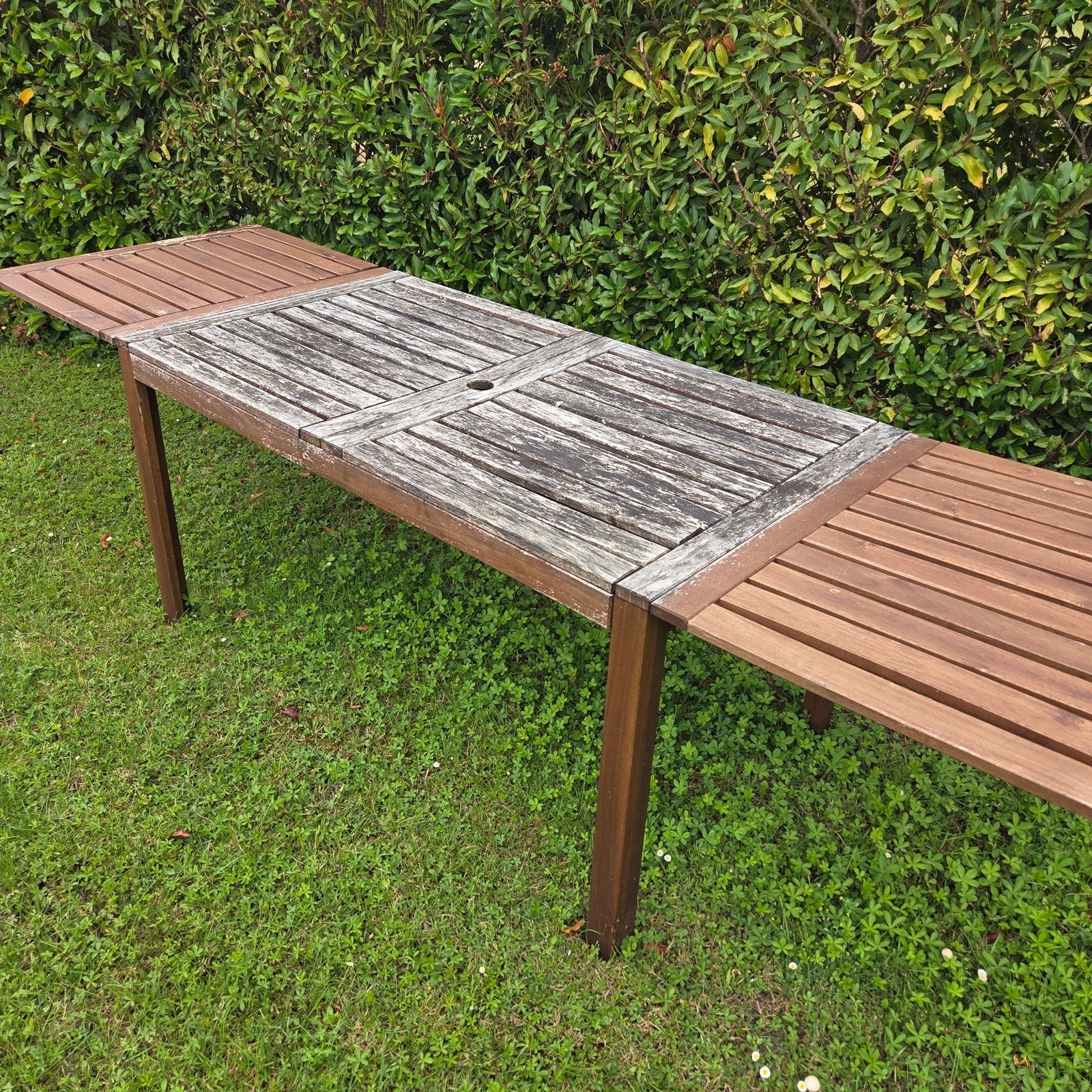 Houten uitklapbare tuintafel Ikea Applaro inklapbaar, Tuin en Terras, Tuintafels, Ophalen, Gebruikt, Rechthoekig, Hout