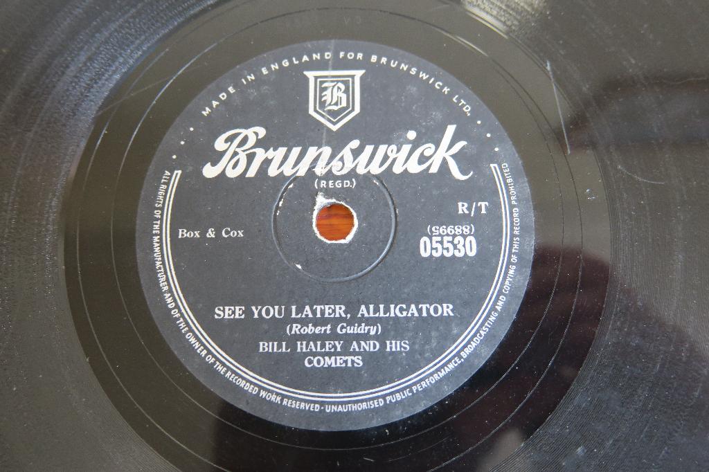 Bill Haley See you later, alligator 78rpm 78 toeren jukebox, Gebruikt, 10 inch, Voor 1960, Ophalen of Verzenden