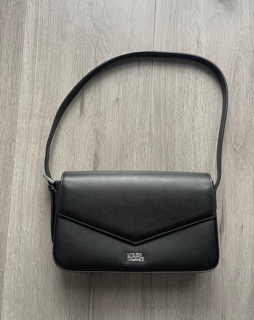 Karl Lagerfeld tas, Sieraden, Tassen en Uiterlijk, Tassen | Damestassen, Ophalen of Verzenden, Nieuw, Zwart, Schoudertasje