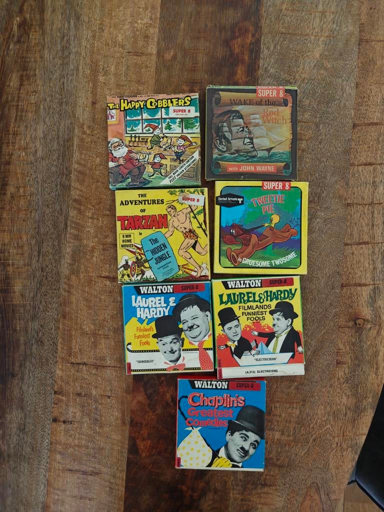Vintage: 7 Super 8 films., Ophalen, 8mm film