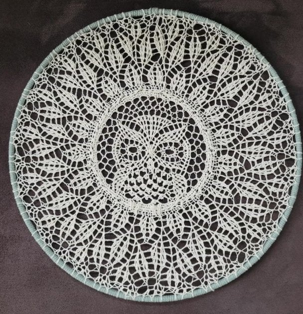 Gehaakte Mandala Uil, Huis en Inrichting, Textiel, Nieuw, Ophalen of Verzenden, 35 cm