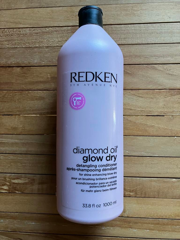Redken Glow Dry Conditioner 600ml - Glanzend Haar, Ophalen of Verzenden, Nieuw, Shampoo of Conditioner