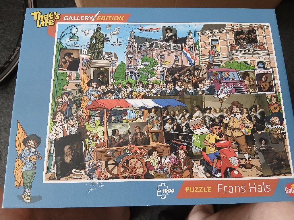 Goliath That's Life Gallery Puzzle Frans Hals, Hobby en Vrije tijd, Ophalen of Verzenden, 500 t/m 1500 stukjes, Zo goed als nieuw