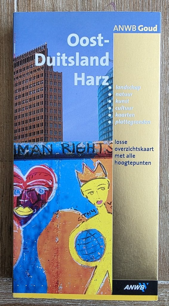 ANWB Goud Oost Duitsland - Harz - Dresden Leipzig Berlijn, Boeken, ANWB, Europa, Ophalen of Verzenden, Zo goed als nieuw