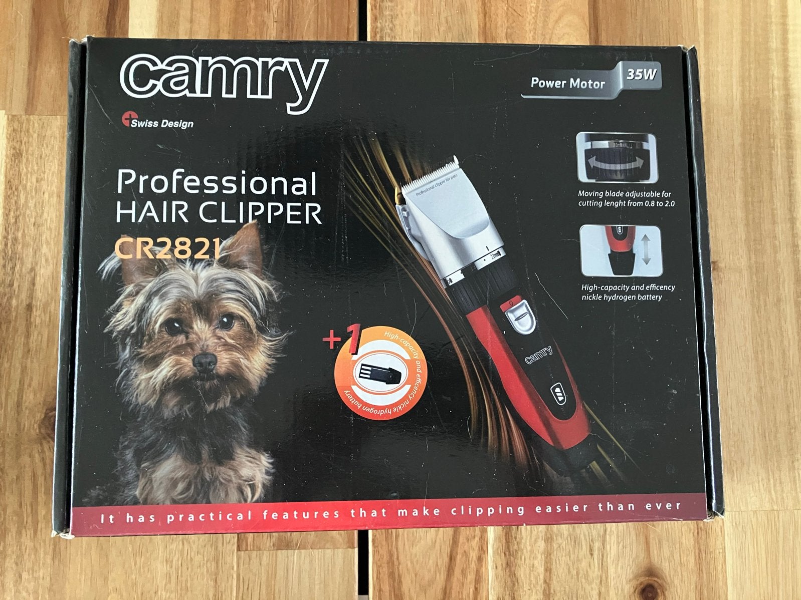 Tondeuse kat of hond / Camry professional hairclipper CR2821, Ophalen of Verzenden, Gebruikt
