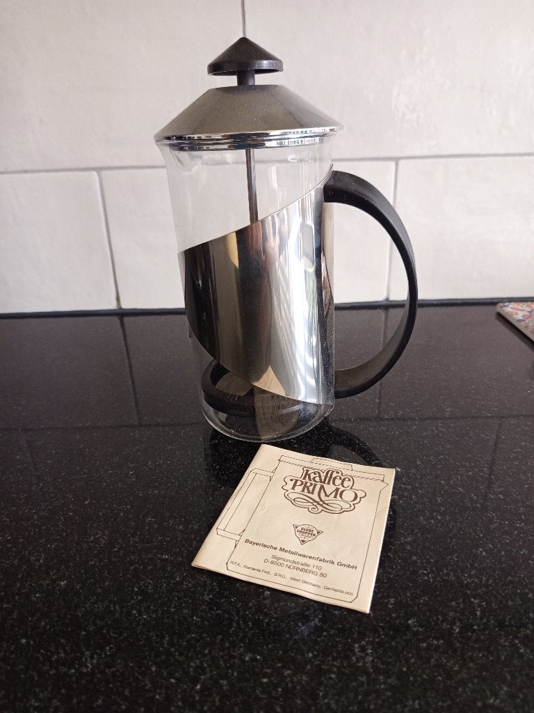 Koffiezetapparaat Cafetière BMF Kaffee Primo, Overige typen, Zilver, Ophalen of Verzenden, Zo goed als nieuw