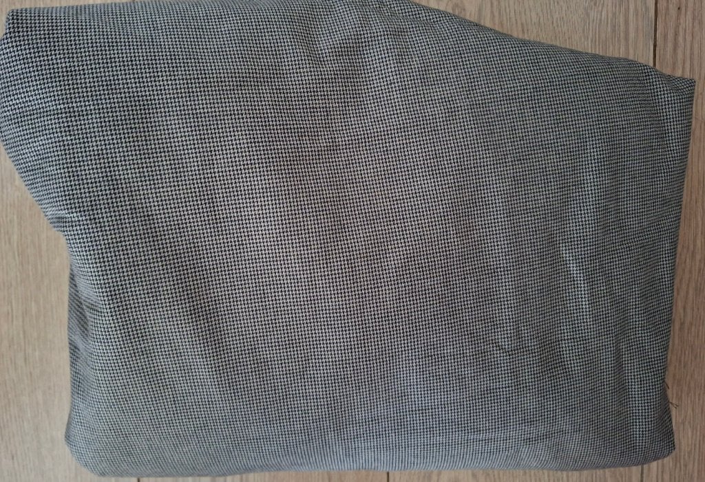 Pied de poule stof grijs zwart katoen, 120 cm of meer, Ophalen of Verzenden, Katoen, Grijs