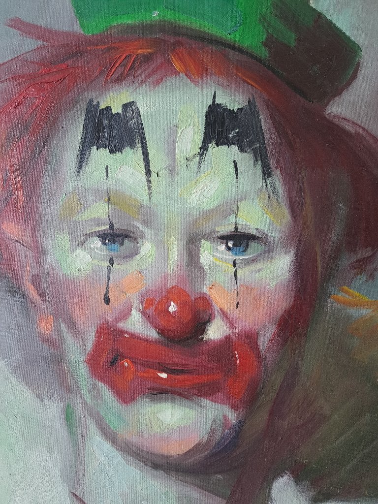Schilderij Clown  Walter Mafli, Ophalen