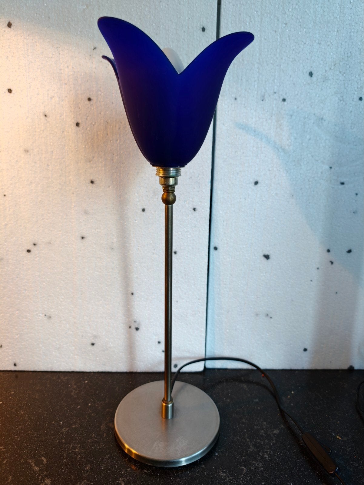 Pols Potten Tulplamp - Blauwe Tafellamp 50 cm, Ophalen of Verzenden