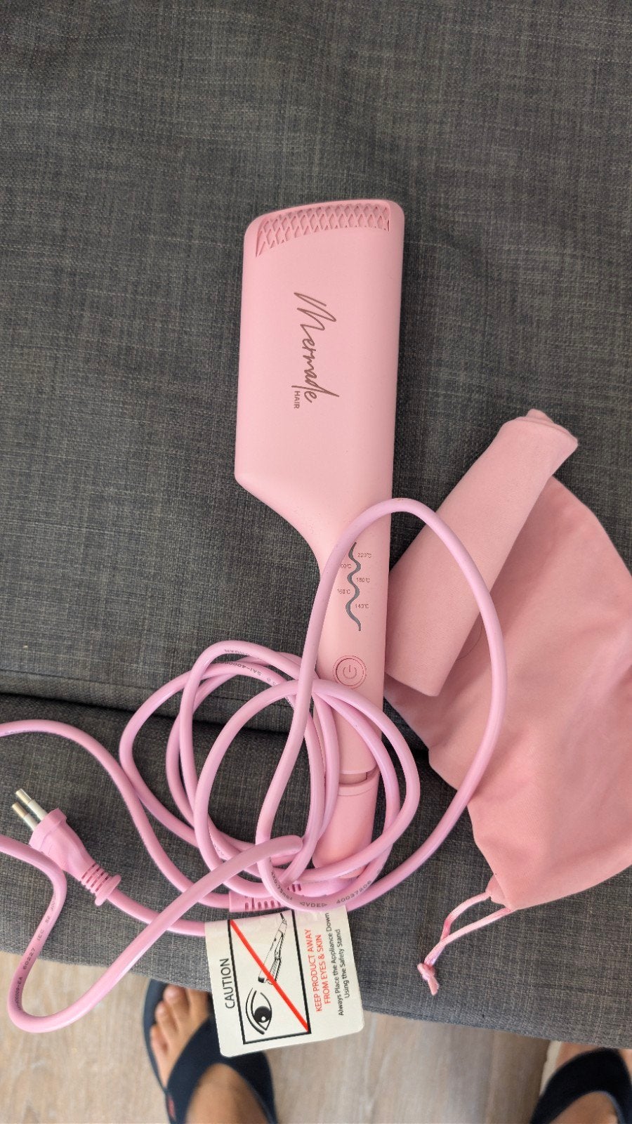 Mermade Double Hair Waver + accessoires - Z.G.A.N., Ophalen of Verzenden, Zo goed als nieuw, Krultang of Stijltang