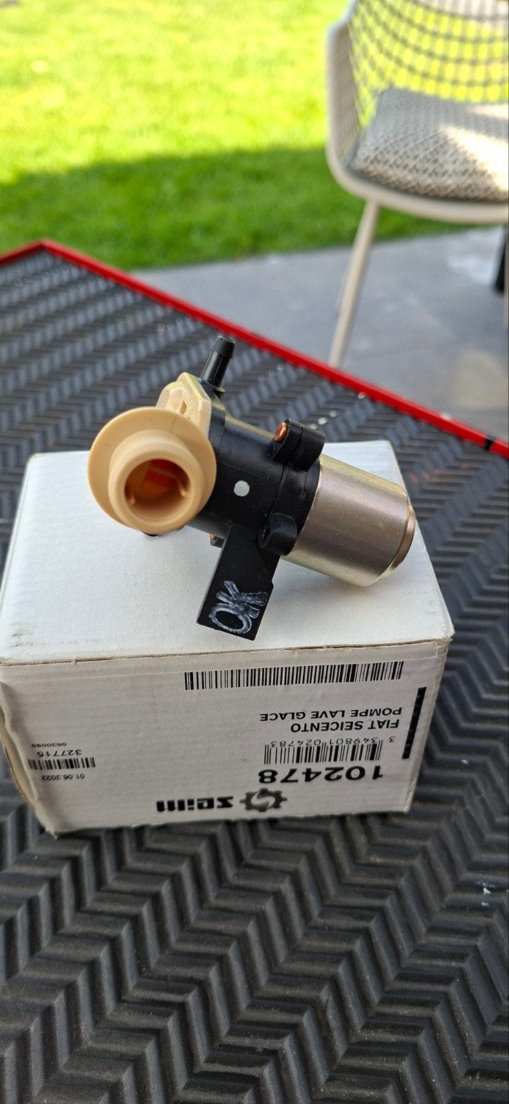 Ruitensproeiermotor fiat, Ophalen of Verzenden, Nieuw, Fiat