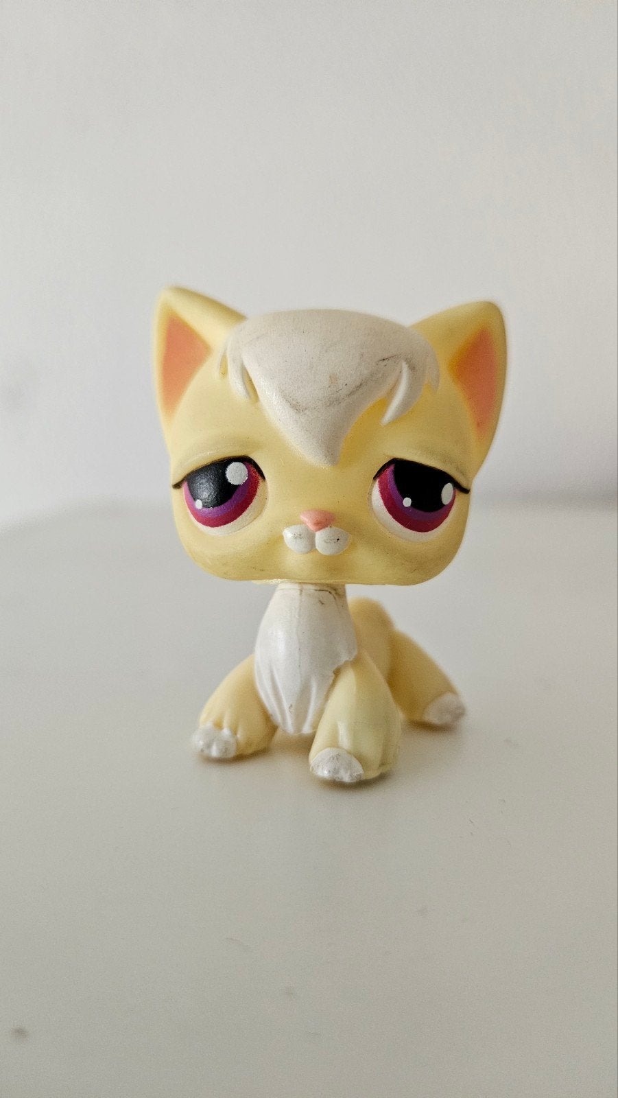 Littlest Pet Shop Hasbro Gele Kat #1120, Kinderen en Baby's, Speelgoed | Overig, Ophalen of Verzenden, Gebruikt, Meisje